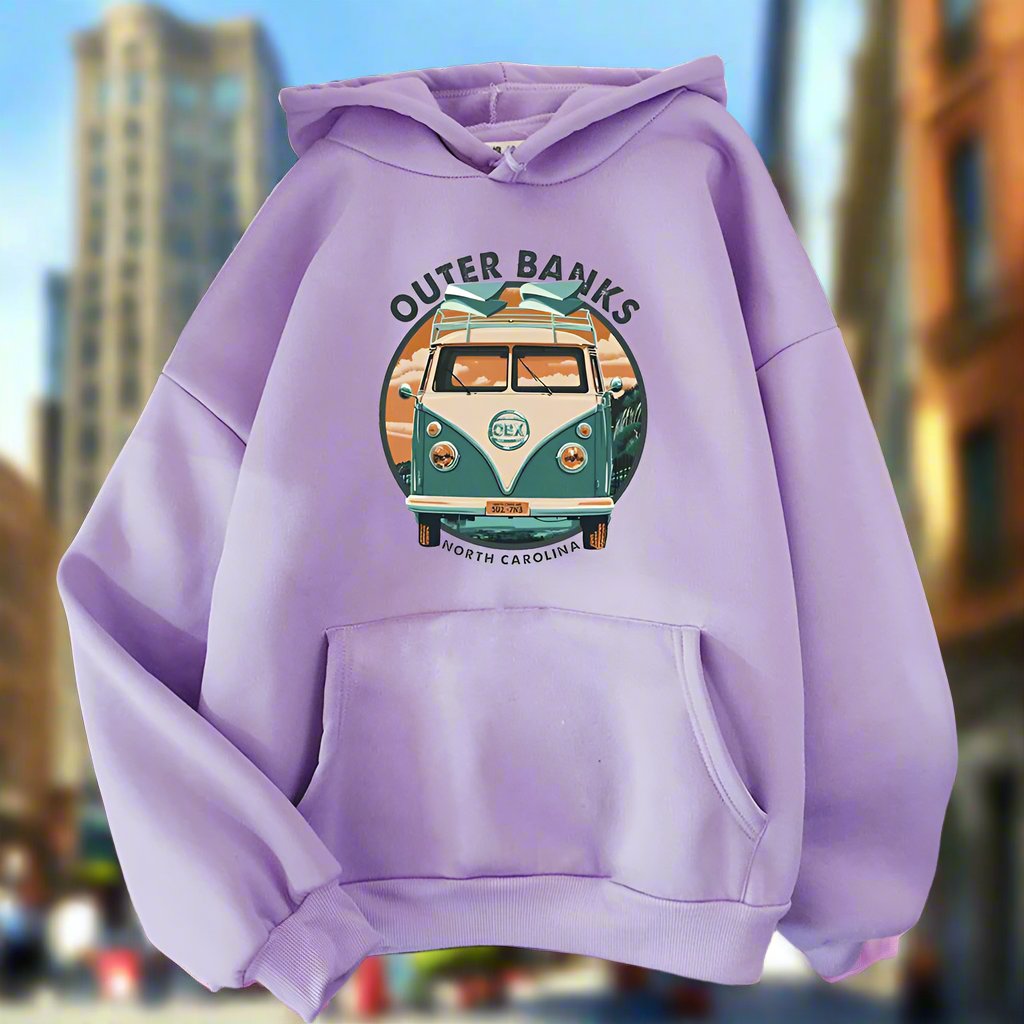 Car Cartoon Pattern Autumn And Winter Hoodie